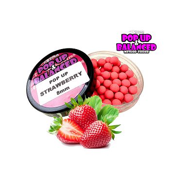XTRA P&B POP UP BOILIES 8MM STRAWBERRY