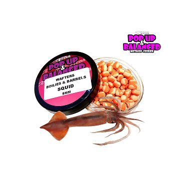 XTRA P&B WAFTERS BOILIES & BARRELS 8MM SQUID