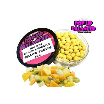 XTRA P&B WAFTERS BOILIES & BARRELS 8MM YELLOW FRUITS
