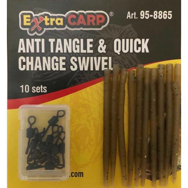 ANTI TANGLE & QUICK CHANGE SWIVEL 10SETS EXTRA CARP 95-8865