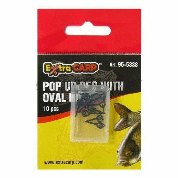 POP UP PEG WITH OVAL RING 10KOM EXTRA CARP 95-5338