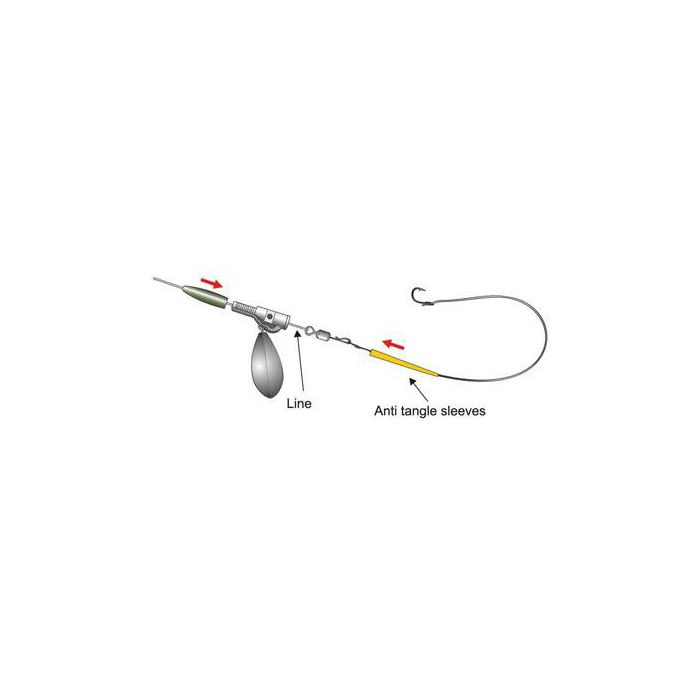QUICK CHANGE SWIVELS WITH SLEEVES EXTRA CARP 95-3793