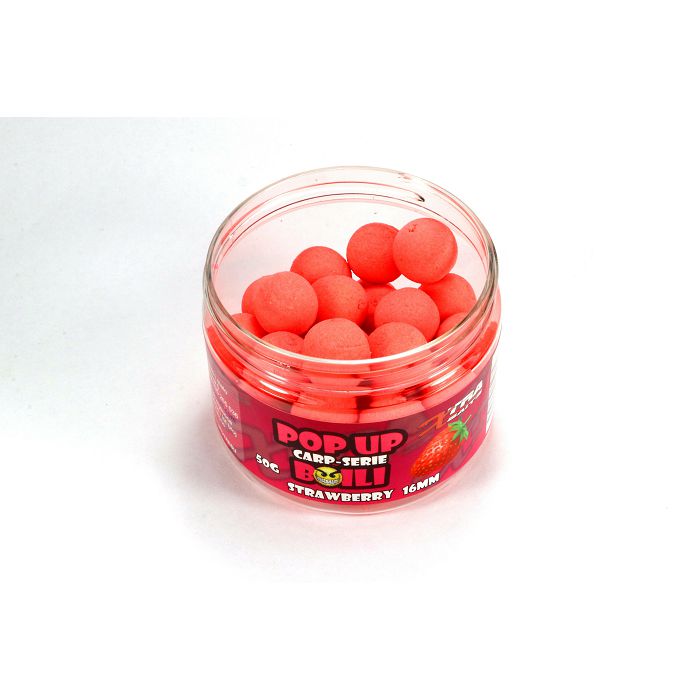 XTRA POP UP BOILE 16MM STRAWBERRY 50G